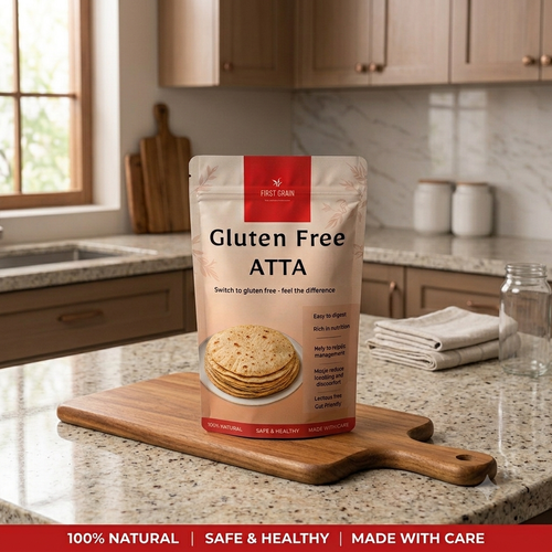 Premium Gluten Free Atta | Jowar Flour Blend | Easy to Digest | Soft Rotis | No Added Preservatives | 1 kg