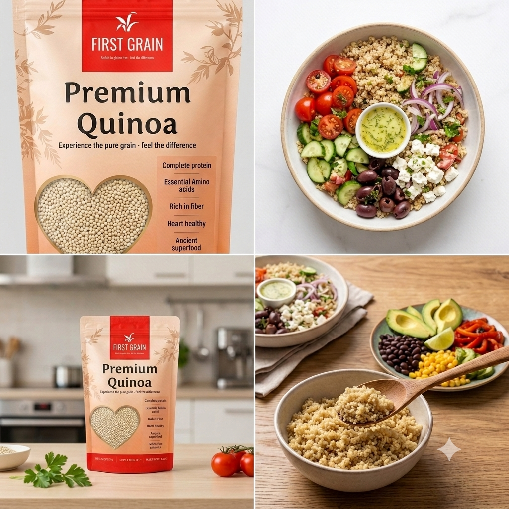 First Grain Premium Quinoa – 100% Natural Ancient Superfood | 1 kg