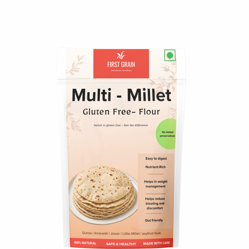 Premium Multi Millet Gluten Free Atta | soft roti flour | 1 kg