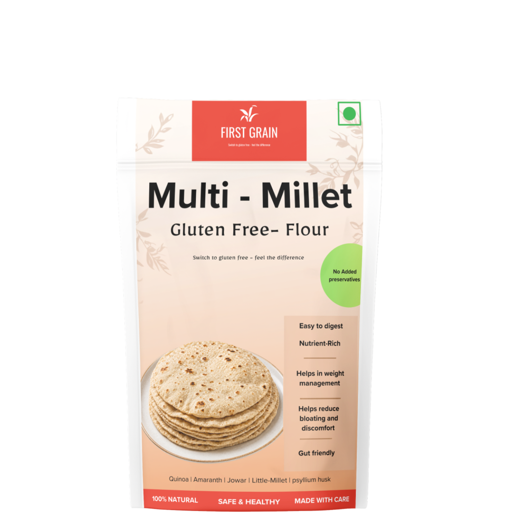 Premium Multi Millet Gluten Free Atta | soft roti flour | 1 kg